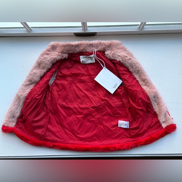 Sovereign Code Girls' Steffany Faux Fur Zip Vest size 3 NWT - Picture 2 of 8